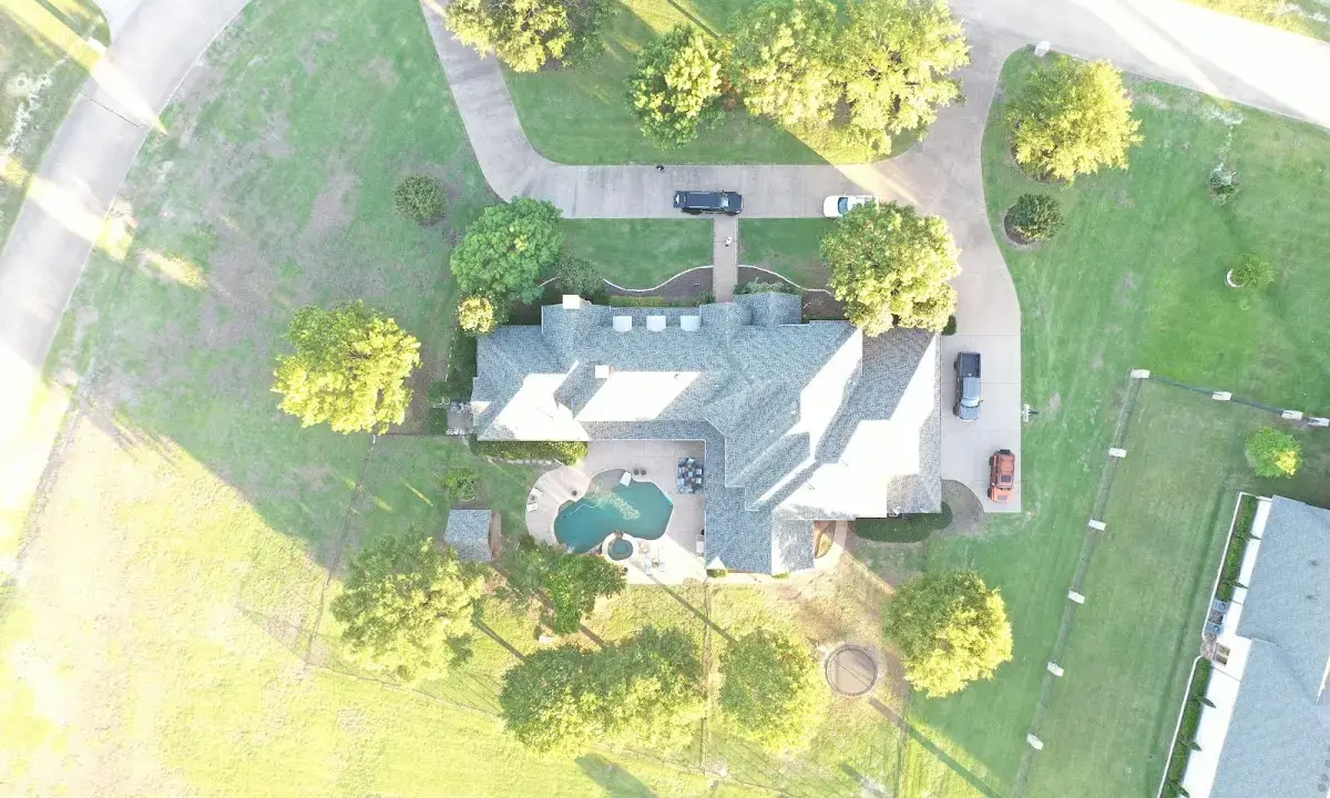 New shingle roof installation on a home in Silver Lakes